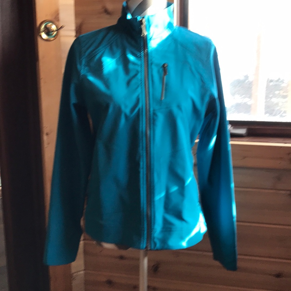 EUC light weight turquoise Marmot jacket
